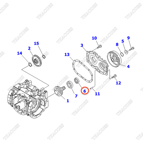 Phớt dầu 3EC-21-53150; 3EC-21-53230 (K1)