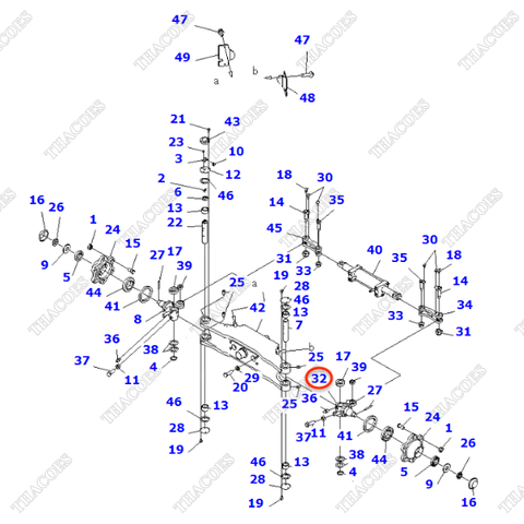 Khớp lái trái 3EC-24-51210