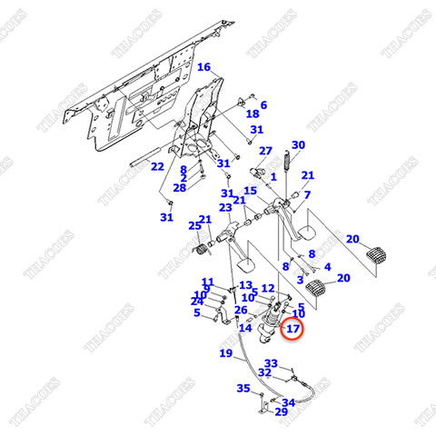 Xi lanh tổng phanh 3EC-36-51140; 3EC-36-51142