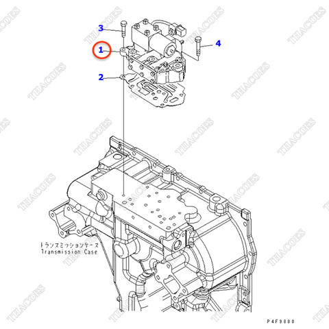 Cụm van chia dầu số 3EC-15-58011