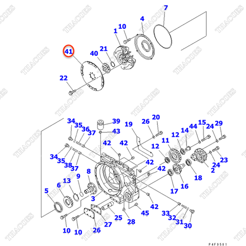 Đĩa thép biến mô 30C-13-11540
