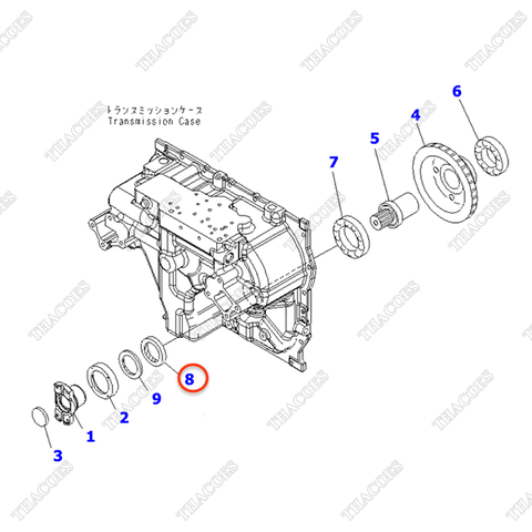 Phớt dầu 3EC-15-54160 (K3) (trục nối các đăng)