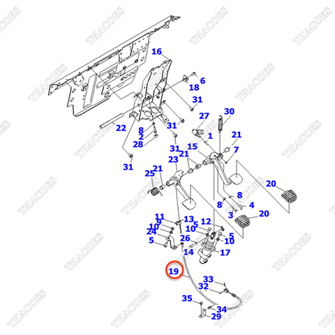 Cáp ngắt số 37C-1AA-5020