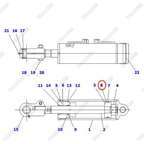 Căn đệm 30C-63-11150 (Kit)