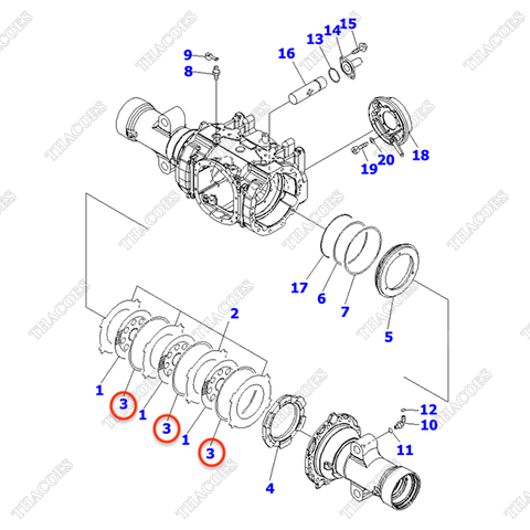 Đĩa lò xo 3EC-30-51130