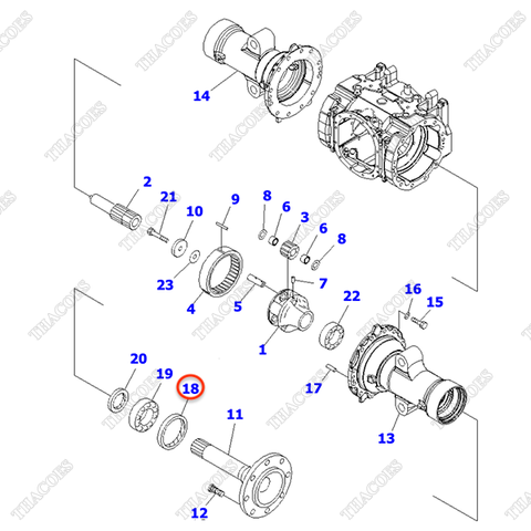 Phớt moay ơ 3EC-21-52340 (trục láp) (K2)