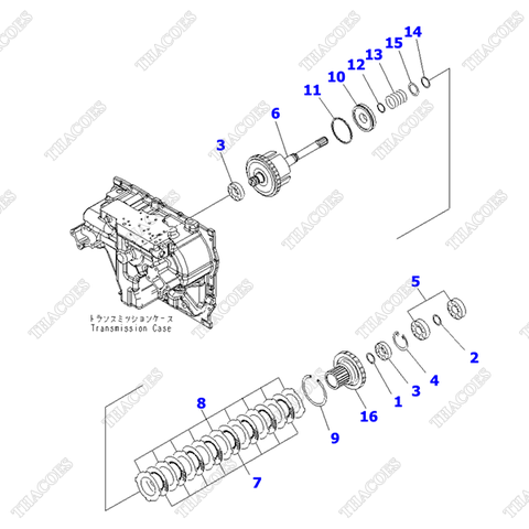 (1st) Cụm ly hợp 37C-1TA-5010