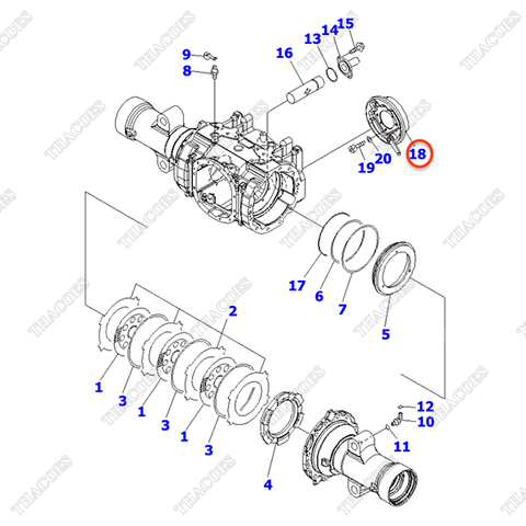 Cụm phanh 3EC-31-51110; 3EC-31-51111