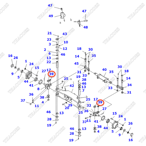 Vòng bi chao 3EC-24-41240