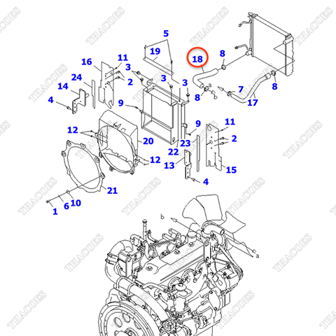 Ống nước dưới 3EC-04-52420