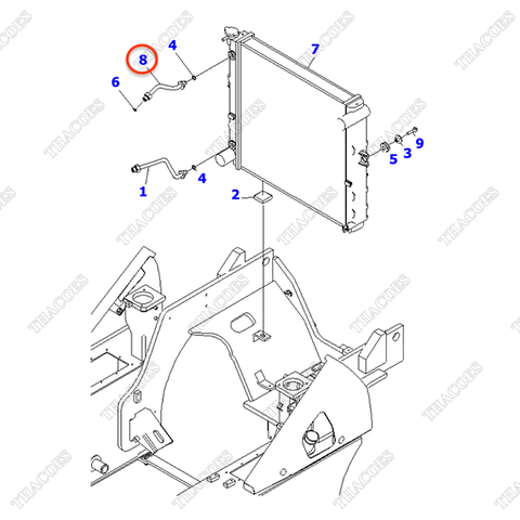 Ống dầu 3EC-04-51140