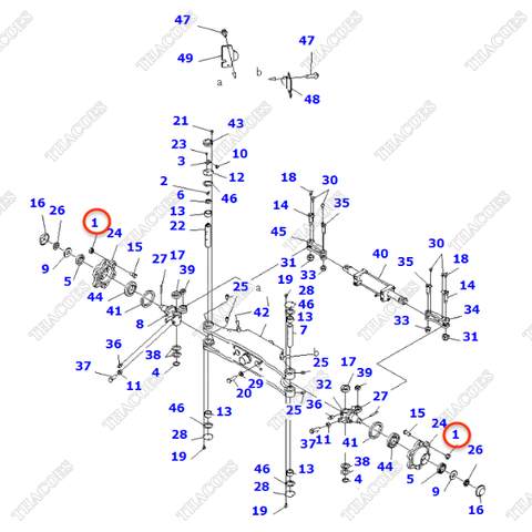 Đai ốc tắc kê 34B-21-14151