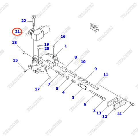 Van điện số 3EB-15-58611 (12V)