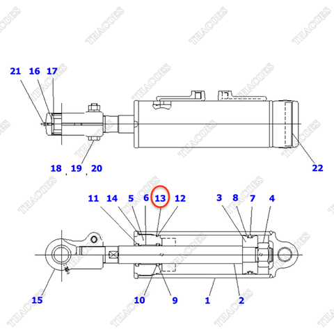 Căn đệm 30C-63-11210 (Kit)