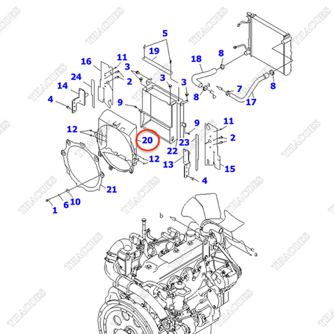 Hộp hướng gió 3EC-04-52610