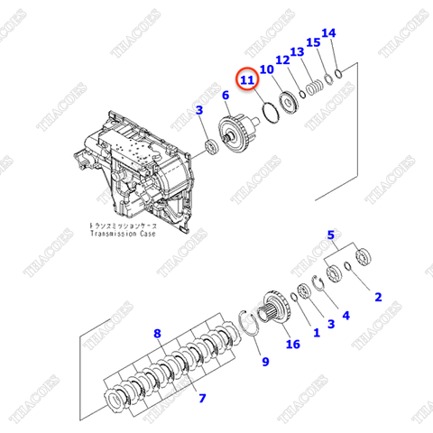 Xéc măng ly hợp 3EC-16-31480 (R1)