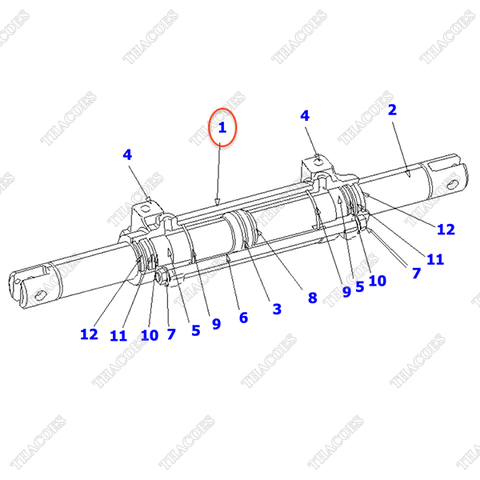 Vỏ xi lanh HJMK-2011
