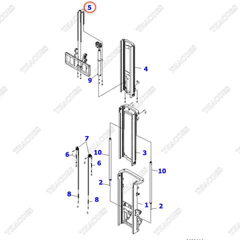 Xích nâng hạ 37B-787-6230 (4,5m)