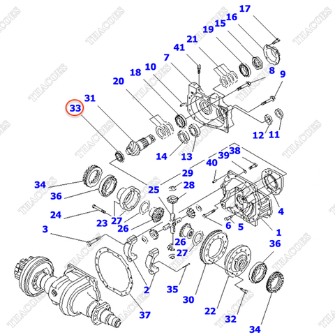 Vòng bi 3EB-14-11451 (trục quả dứa)