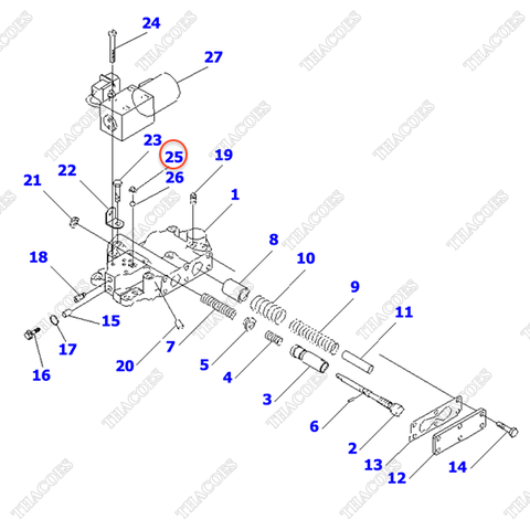 Lọc dầu van số 3EA-15-33220