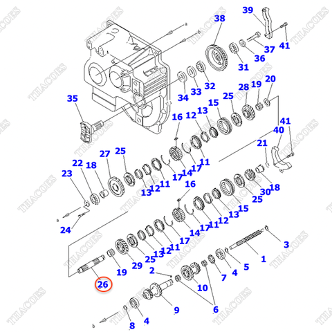Trục số 3EB-14-51230