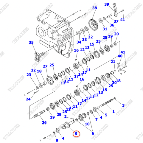 Trục bánh răng 3EB-14-53210