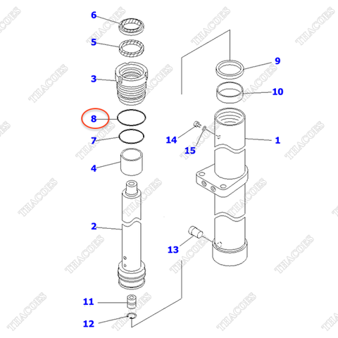 (Trước) Oring 30B-63-11510 (K30)