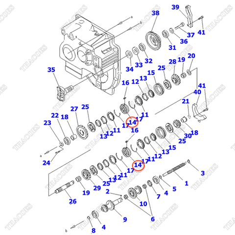 Bánh răng 3EB-14-41280