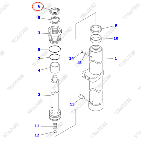 (Trước) Phớt bụi 30B-63-11320 (K30)