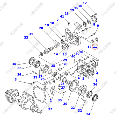 Phớt bụi 3EB-21-53140 (trục nối các đăng) (K3)