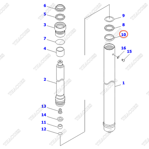 (3m-3,7m) Bạc dẫn hướng 30B-63-11190