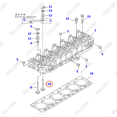 Xupap xả 6736-41-4210
