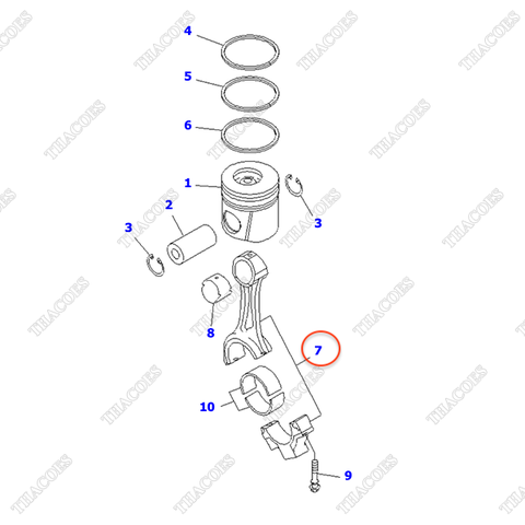 Tay biên 6732-31-3101, 6732-31-3100, 6732-31-3101, 6732-31-3200, R6732-31-3101