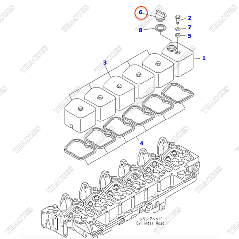 Nắp dầu 6732-11-8610