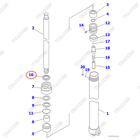 (Sau phải) Phớt bụi 34B-63-26150