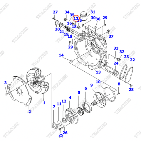 (AT) Lò xo áp 30B-13-11250