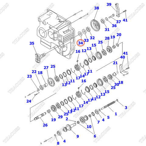 Phớt bụi 3EB-15-53290 (trục khớp nối các đăng)