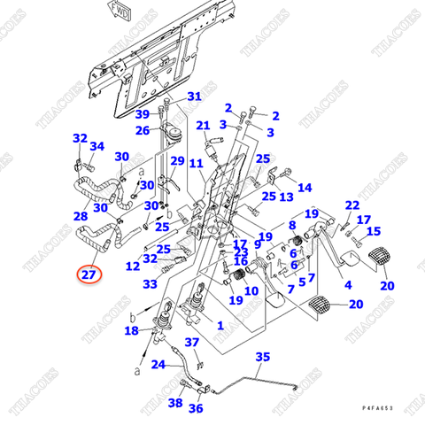Ống dầu 3EB-36-61421 (phanh)