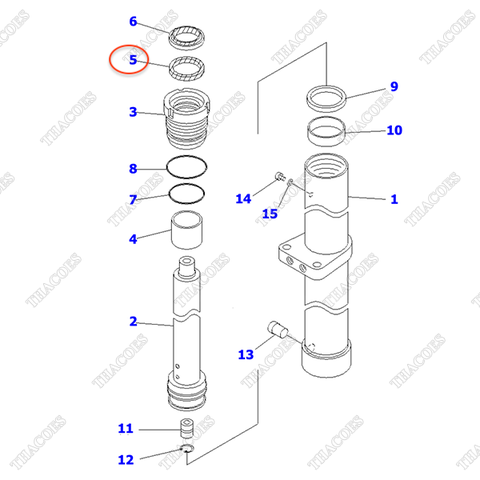 (Trước) Phớt cổ 30B-63-11410 (K30)