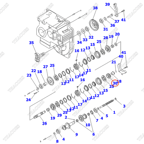 Bánh răng số 1 3EB-14-53260