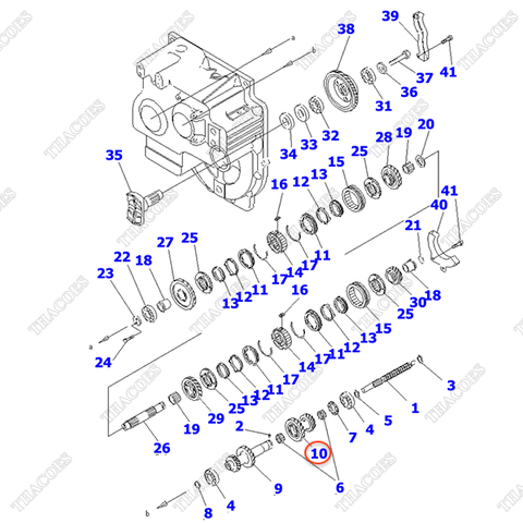 Trục bánh răng 3EB-14-53220