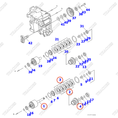 Cụm ly hợp 3EB-15-52011