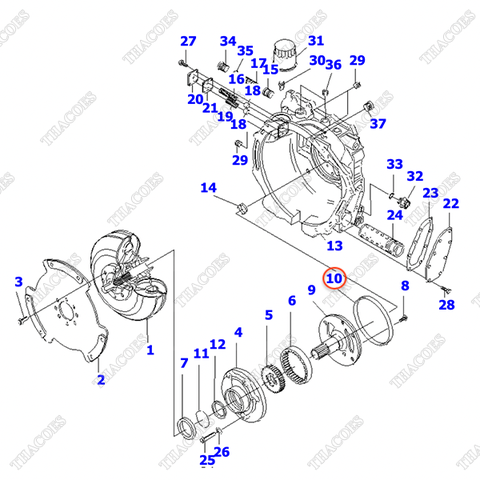 (AT) Oring 30B-13-11150; 3EB-13-22443, DC81431A4700 (K21) (bơm số)