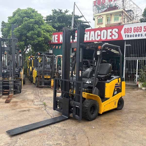 XE NÂNG CŨ KOMATSU 2.5T ĐIỆN (Xe 2013. Bình GS 2024) FB25-12-100101