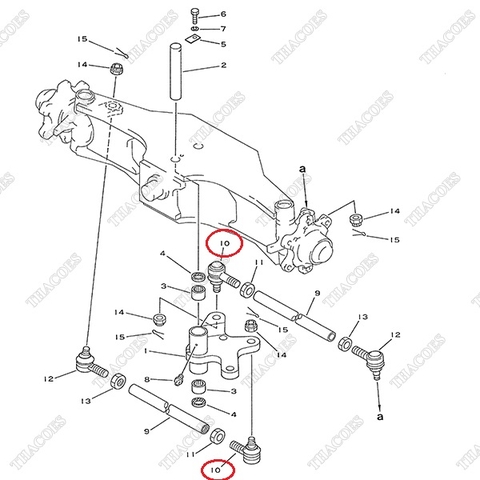 Khớp nối cầu rotuyn 3EB-24-21310; 3EB-24-21311
