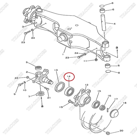 Vòng bi moay ơ 06000-32209