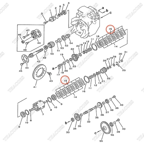 Đĩa thép hộp số 3EA-15-11180