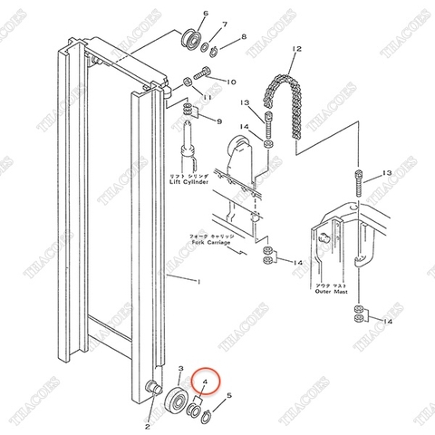 Căn đệm 3EB-71-00060 (2T2L, 3T2L, 3T3L)