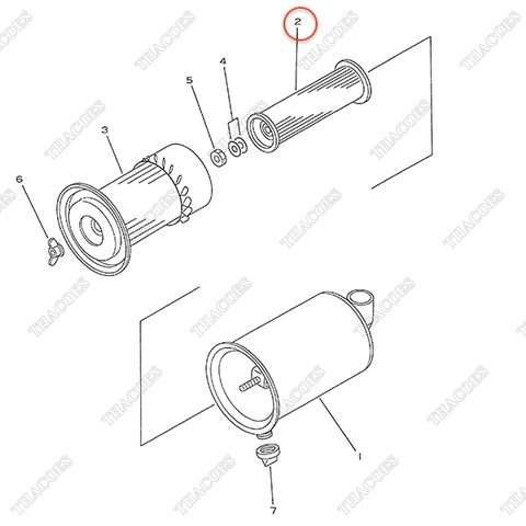 Lọc gió trong 3EB-02-25550