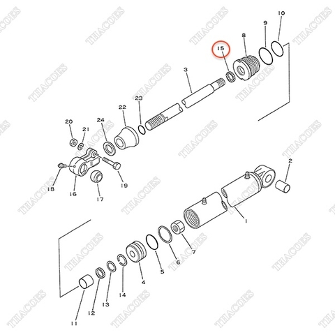 Phớt bụi 3EB-64-22680 (kit)